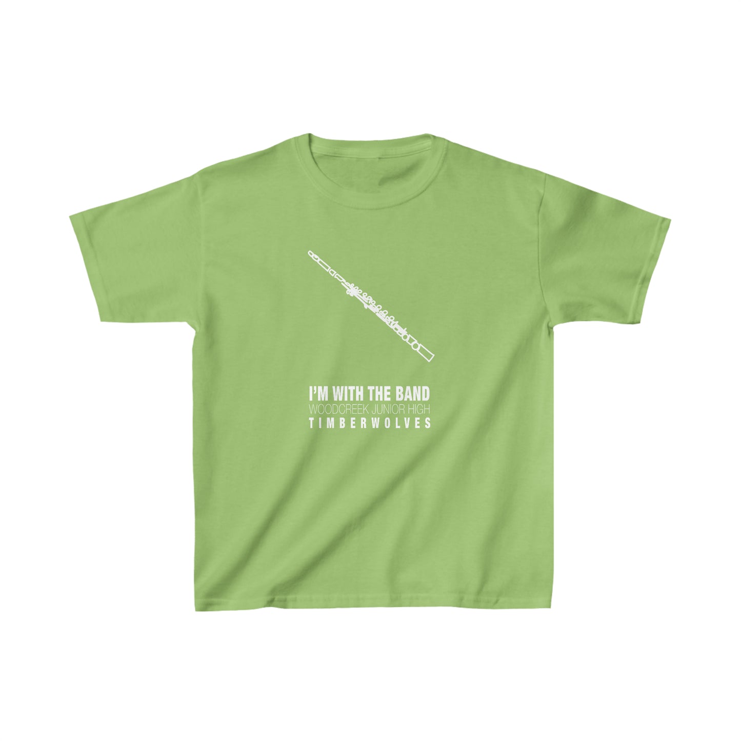 WCJH - I'M WITH THE BAND Youth Flute Tee (13 color options)