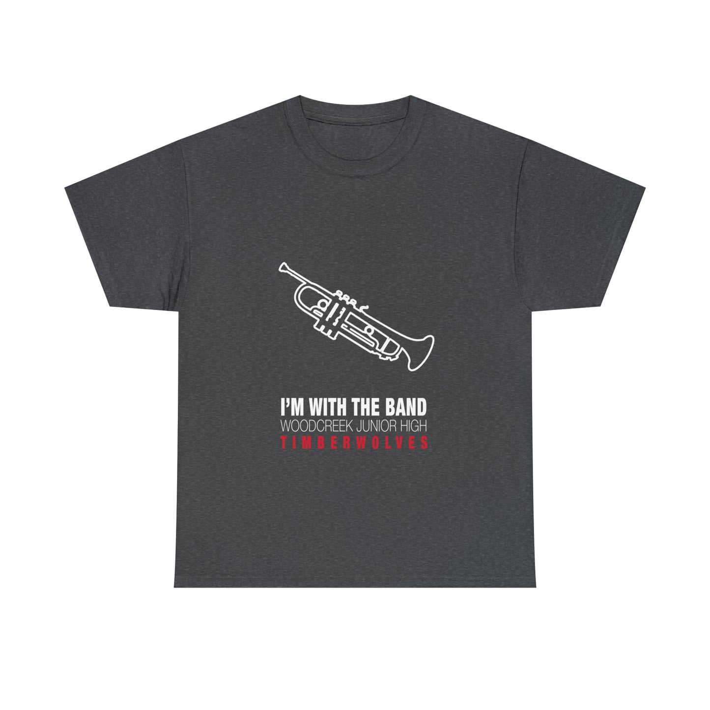 WCJH - I'M WITH THE BAND Adult Trumpet Tee (13 color options)