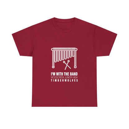 WCJH - I'M WITH THE BAND Adult Marimba Tee (13 color options)