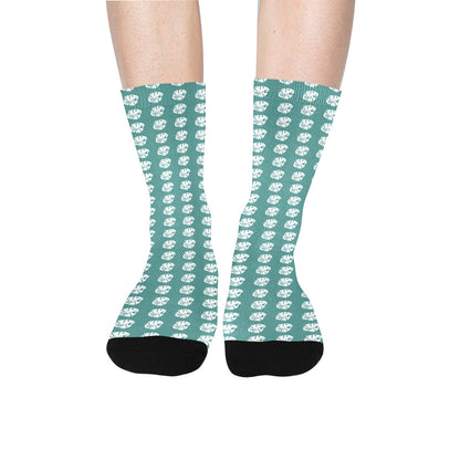 KHS - Crew Socks, Sea Foam/White, Adult