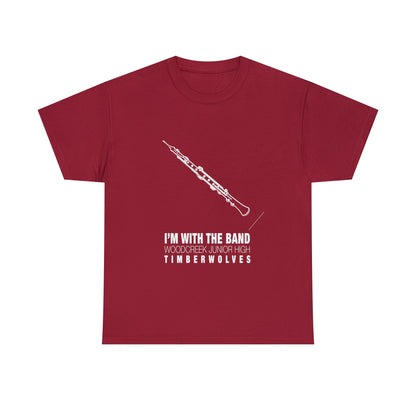 WCJH - I'M WITH THE BAND Adult Oboe Tee (13 color options)