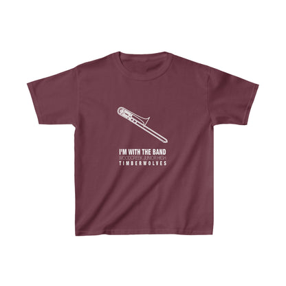 WCJH - I'M WITH THE BAND Youth Trombone Tee (13 color options)