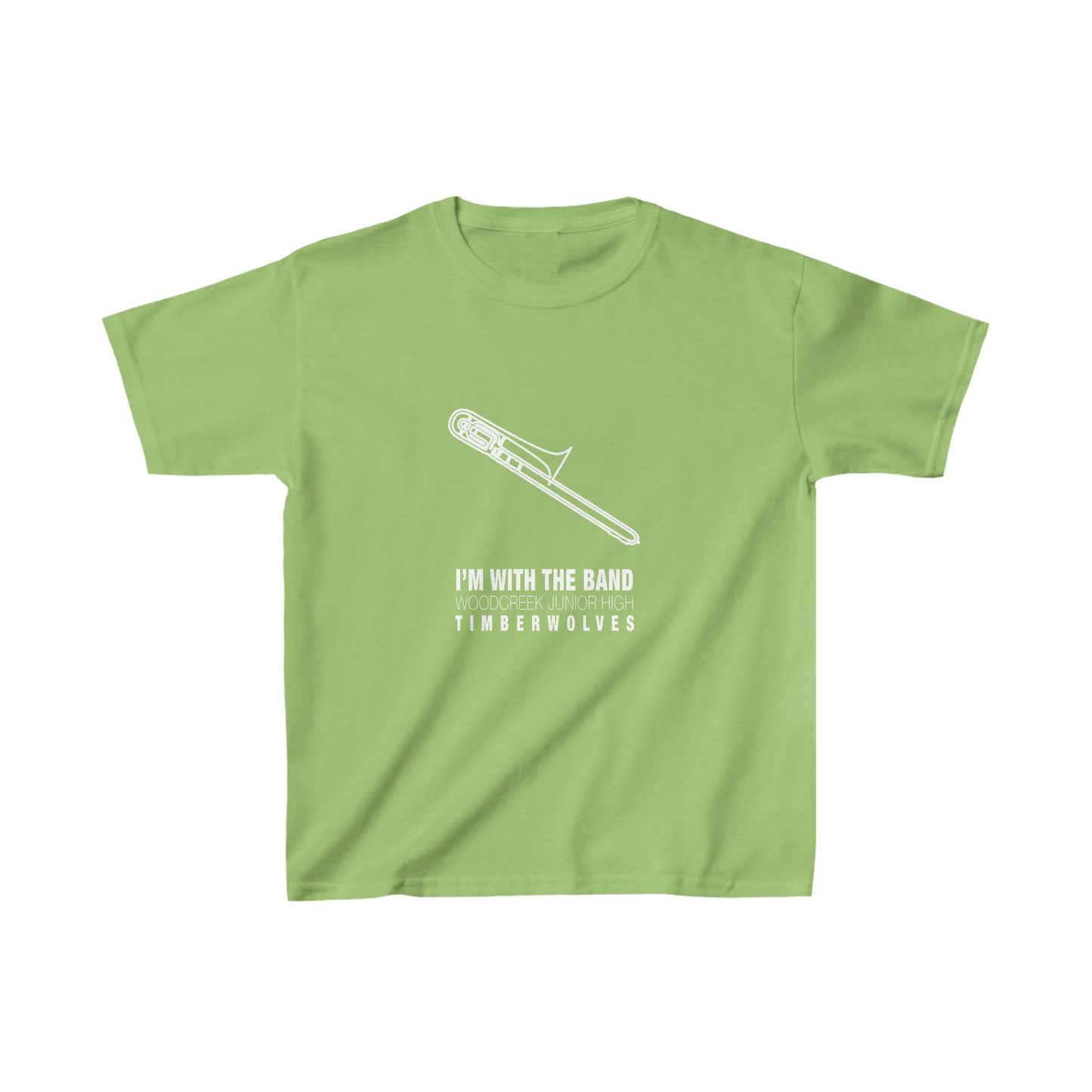 WCJH - I'M WITH THE BAND Youth Trombone Tee (13 color options)