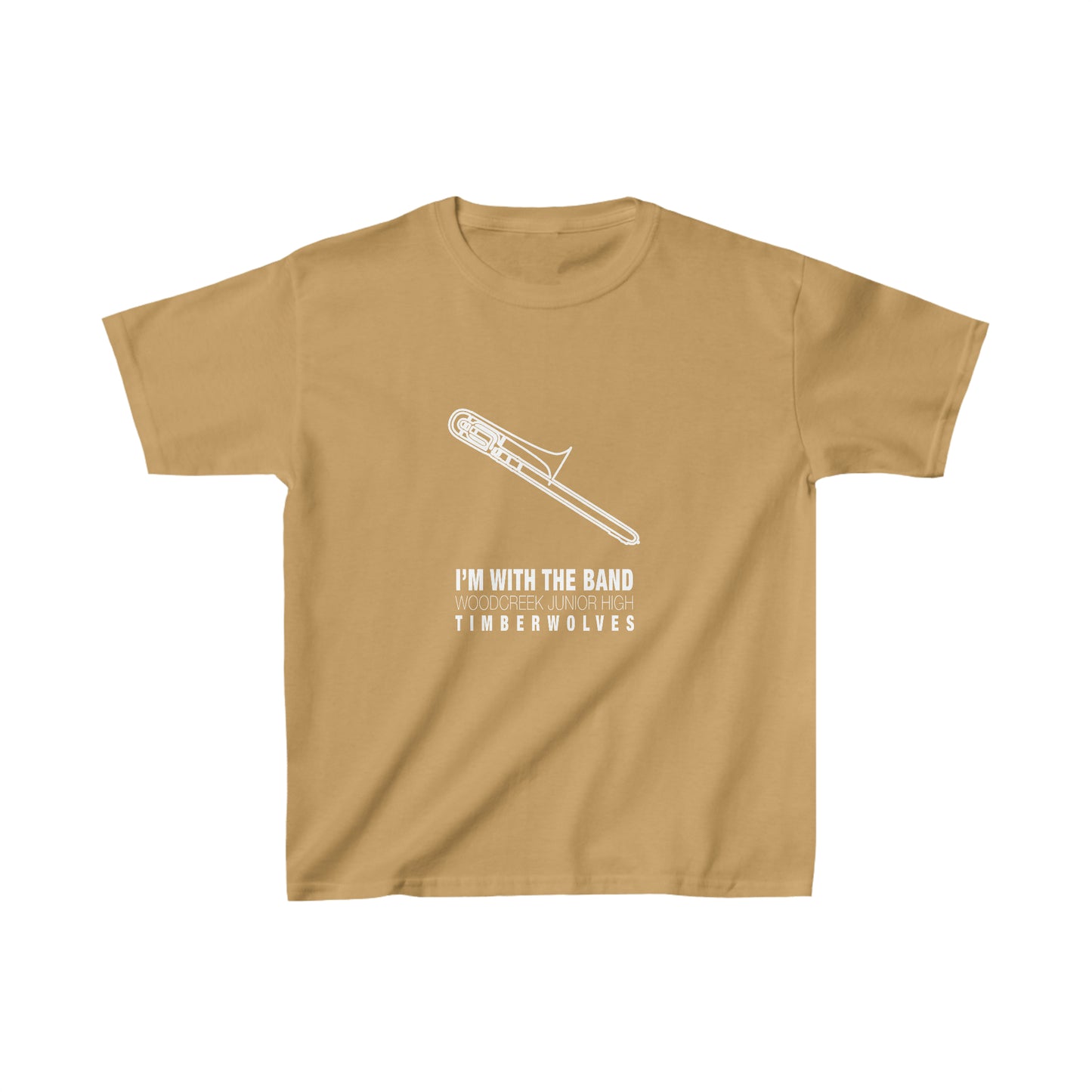 WCJH - I'M WITH THE BAND Youth Trombone Tee (13 color options)