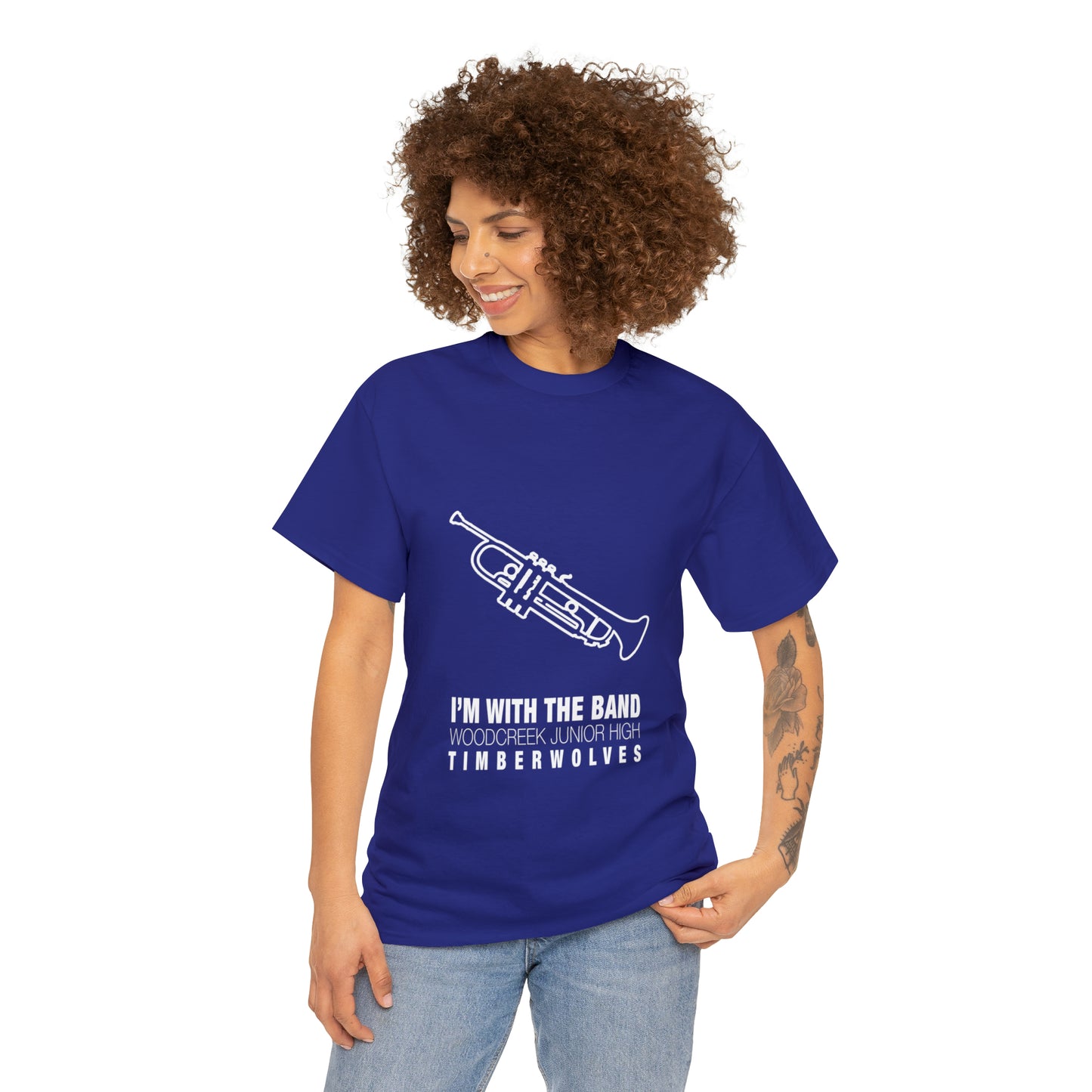 WCJH - I'M WITH THE BAND Adult Trumpet Tee (13 color options)