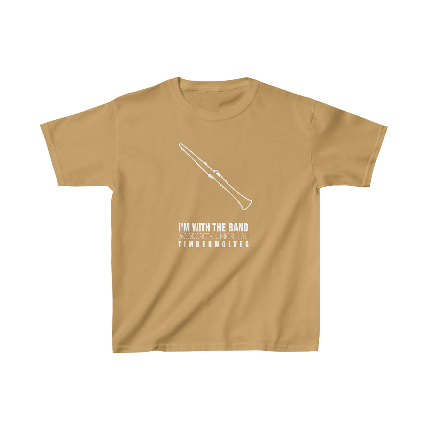 WCJH - I'M WITH THE BAND Youth Clarinet Tee (13 color options)