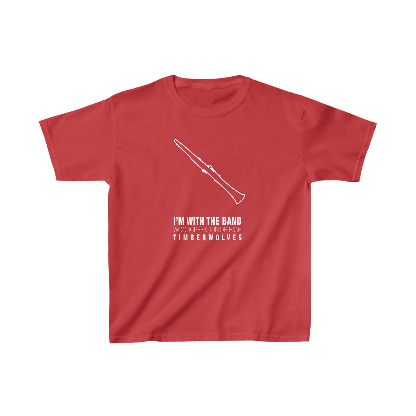 WCJH - I'M WITH THE BAND Youth Clarinet Tee (13 color options)