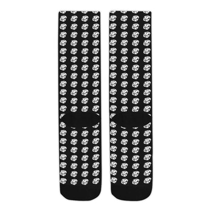 KHS - Crew Socks, Black/White, Adult