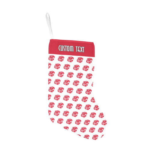 KHS - Christmas Stocking, White/Red Logos Christmas Stocking (Without Folded Top)