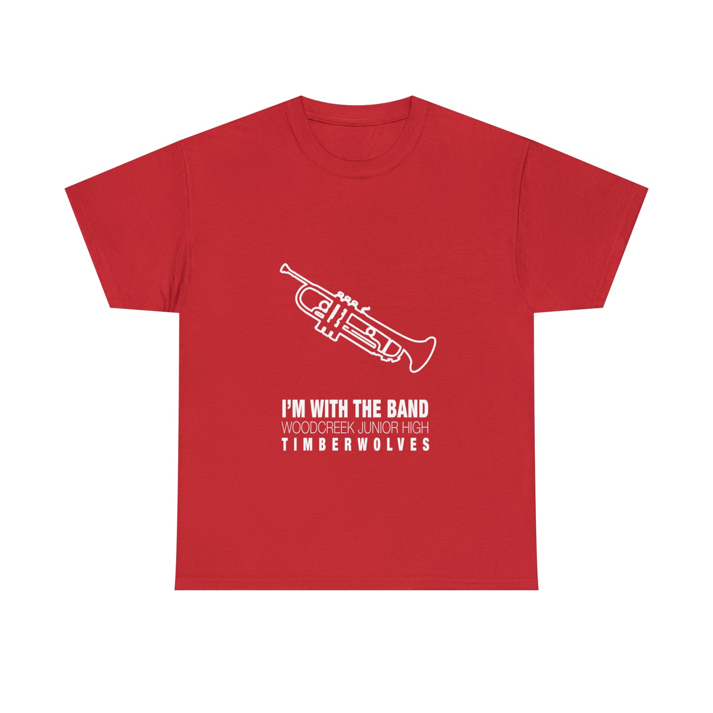 WCJH - I'M WITH THE BAND Adult Trumpet Tee (13 color options)