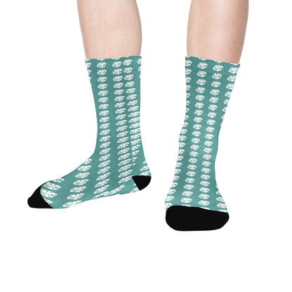 KHS - Crew Socks, Sea Foam/White, Adult