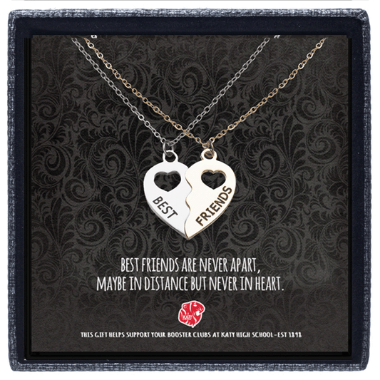 Best Friends - BFF Half Heart Necklace Set