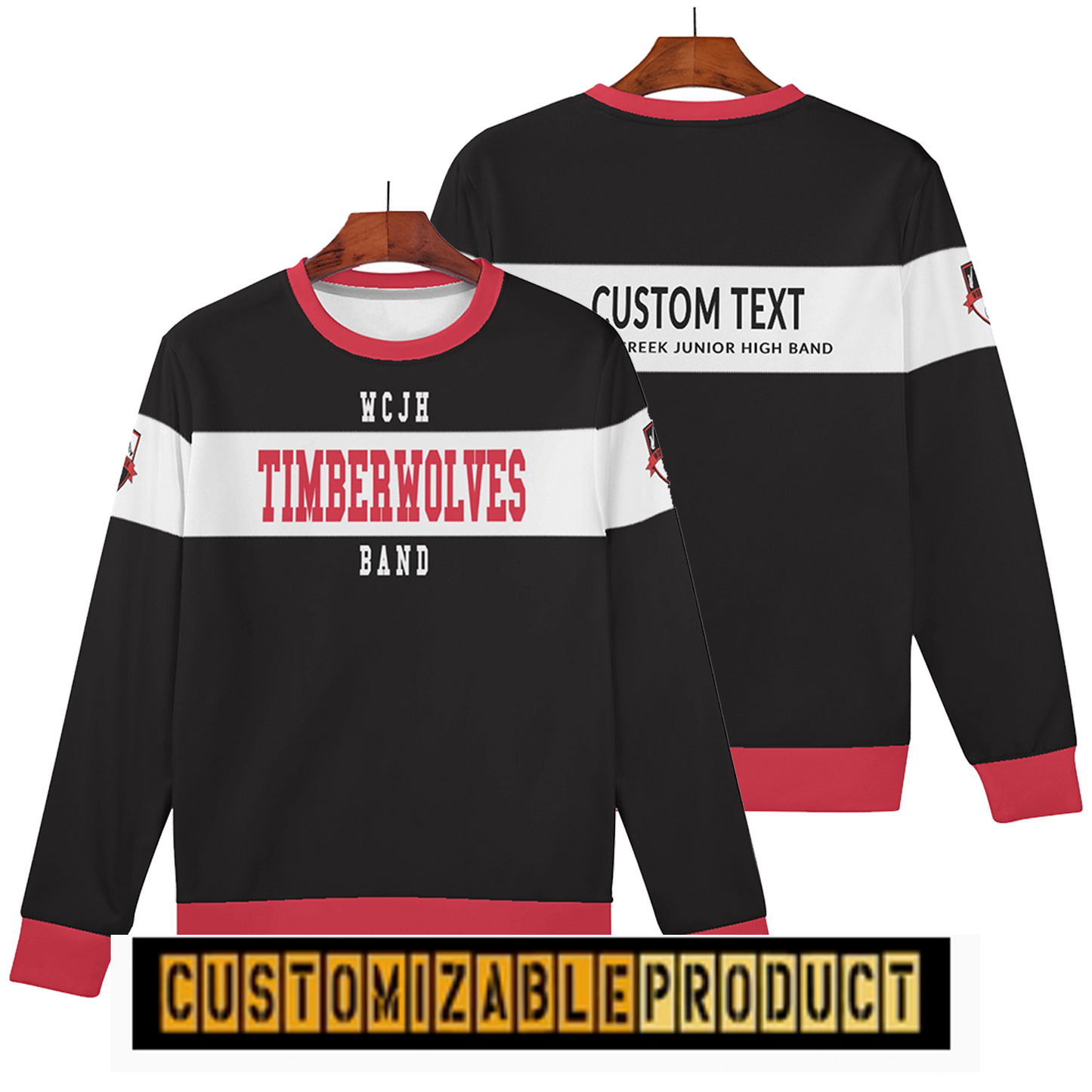 WCJH - Female Rugby SWEATER, Customizable