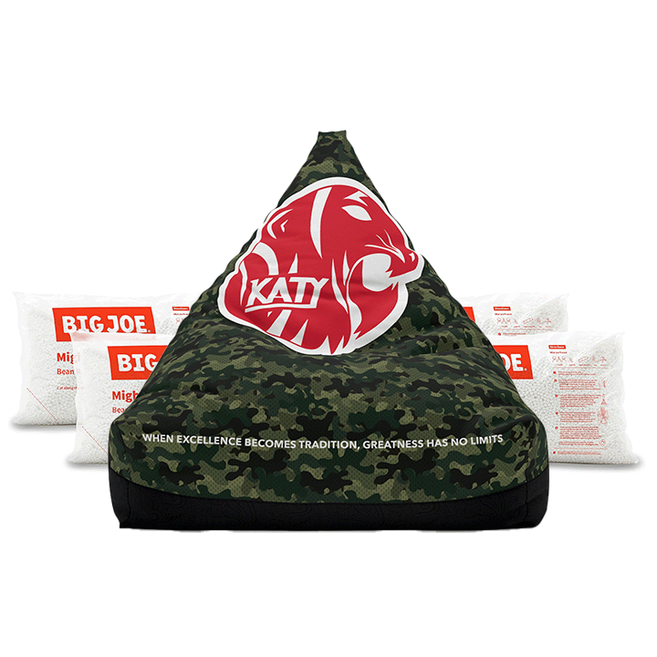 KHS - Camo Green Bean Bag Chair & Filling