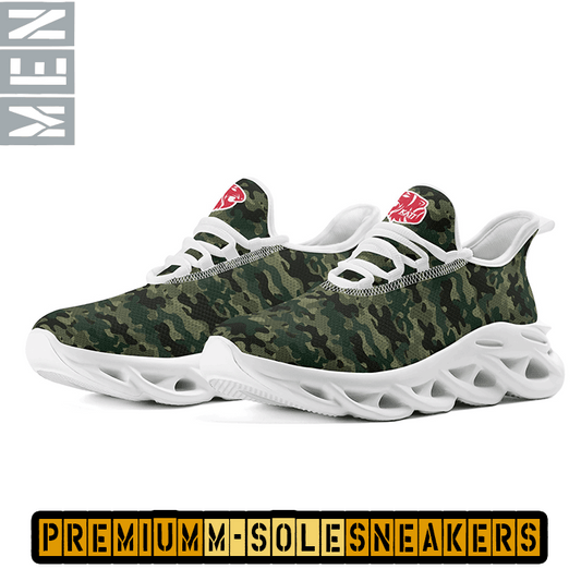 KHS - Men's Premium M-Sole Sneakers, Camo, 2 Color Options