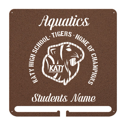 KHS - Aquatics Recognition/Display Sign, Circle Script