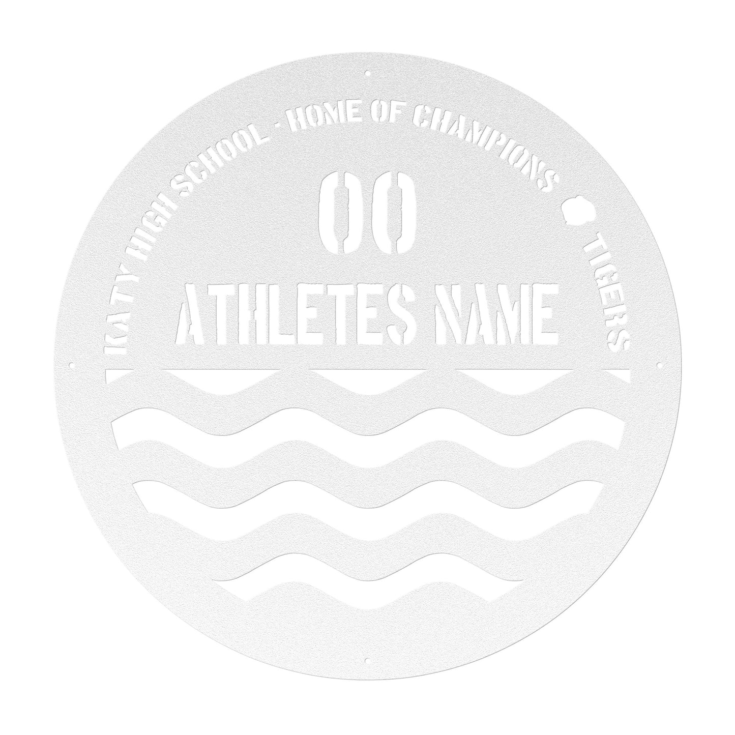 KHS - Aquatics Recognition Sign, Circle