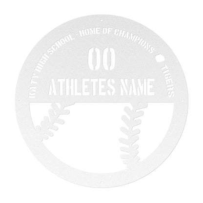 KHS - Baseball Recognition Sign, Circle