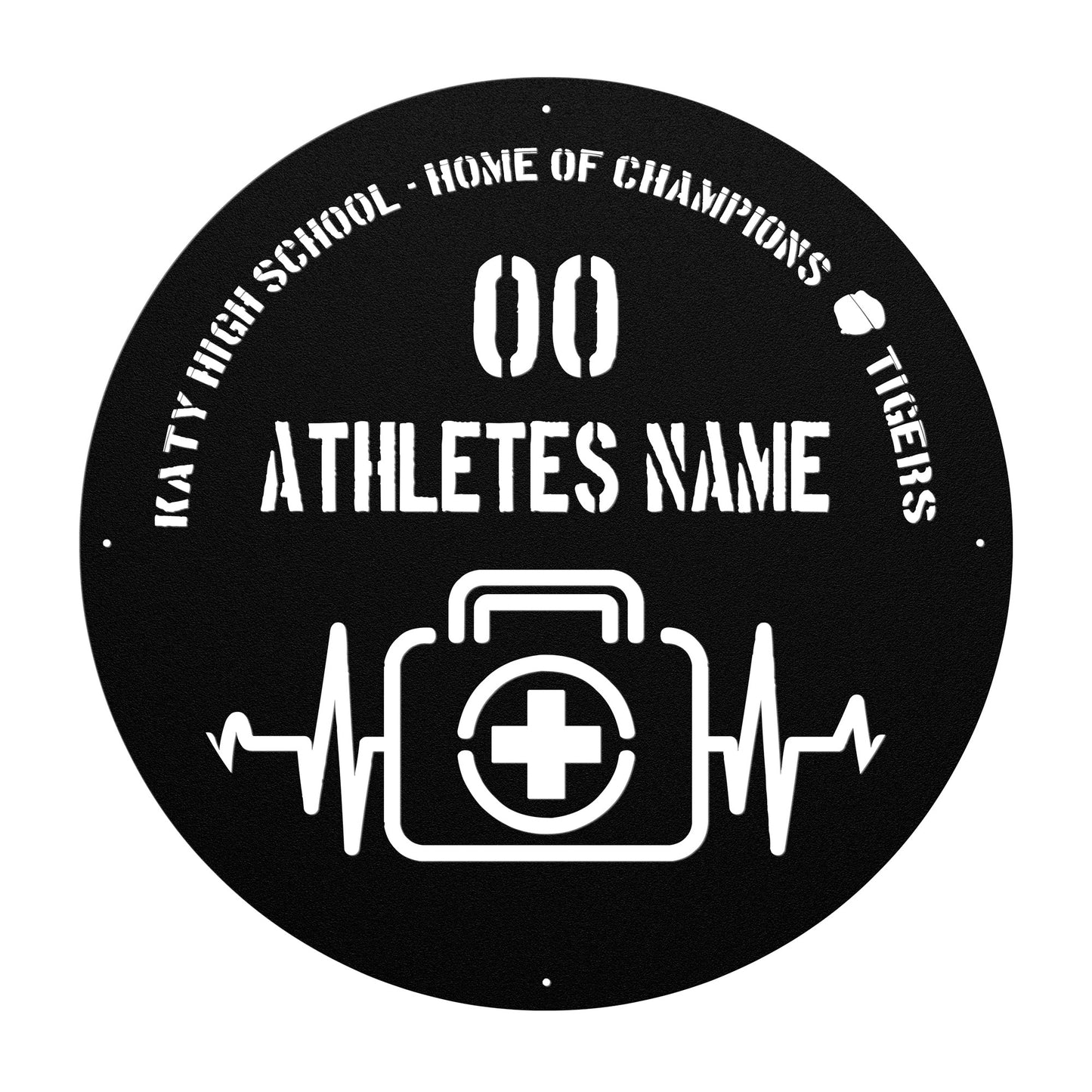 KHS - Sports Medicine Recognition Sign, Circle