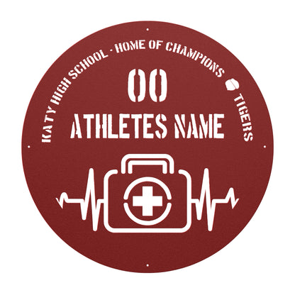 KHS - Sports Medicine Recognition Sign, Circle