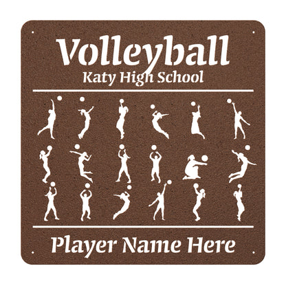 KHS - Volleyball Custom Mini Pics Sign