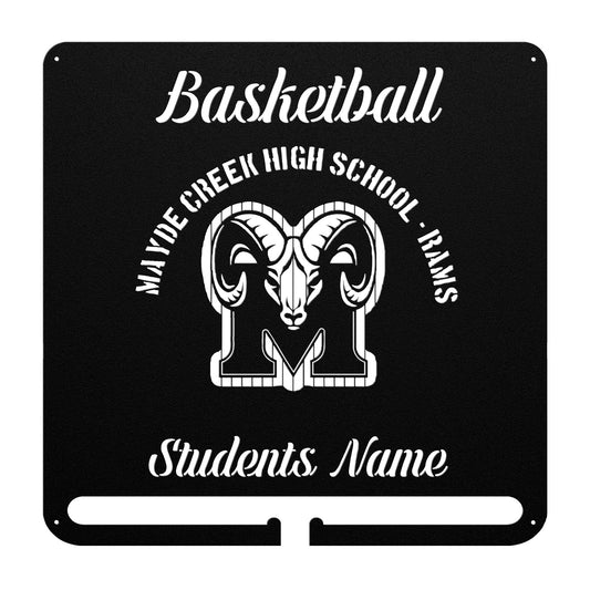 MCHS - Basketball Recognition Sign, Circle Script