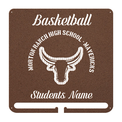 MRHS - Basketball Recognition Sign, Circle Script