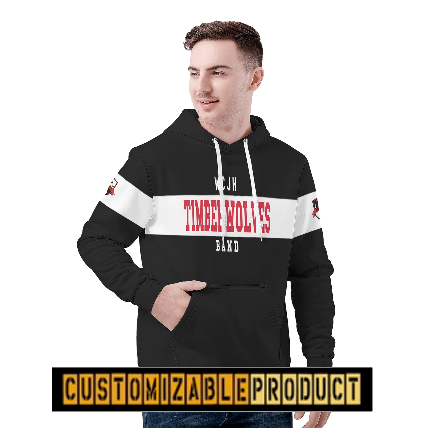 WCJH - Adult Rugby Pullover HOODIE