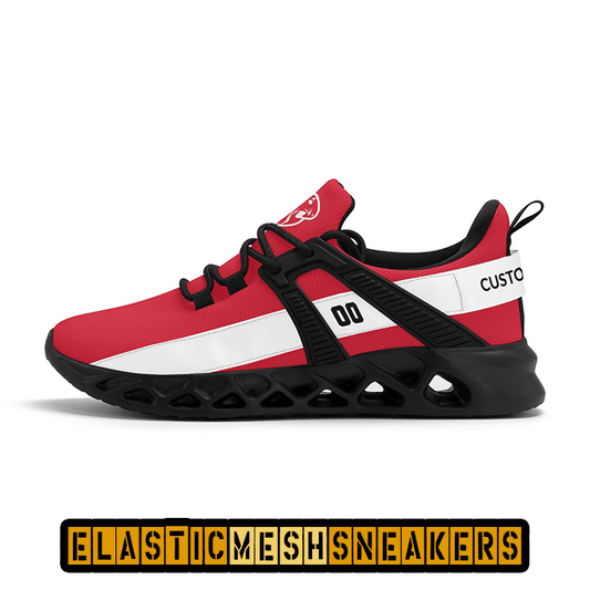 KHS - "Katy Red" Elastic Sport Sneakers