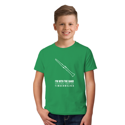 WCJH - I'M WITH THE BAND Youth Clarinet Tee (13 color options)