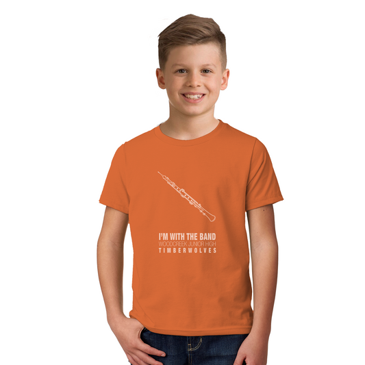 WCJH - I'M WITH THE BAND Youth Oboe Tee (13 color options)