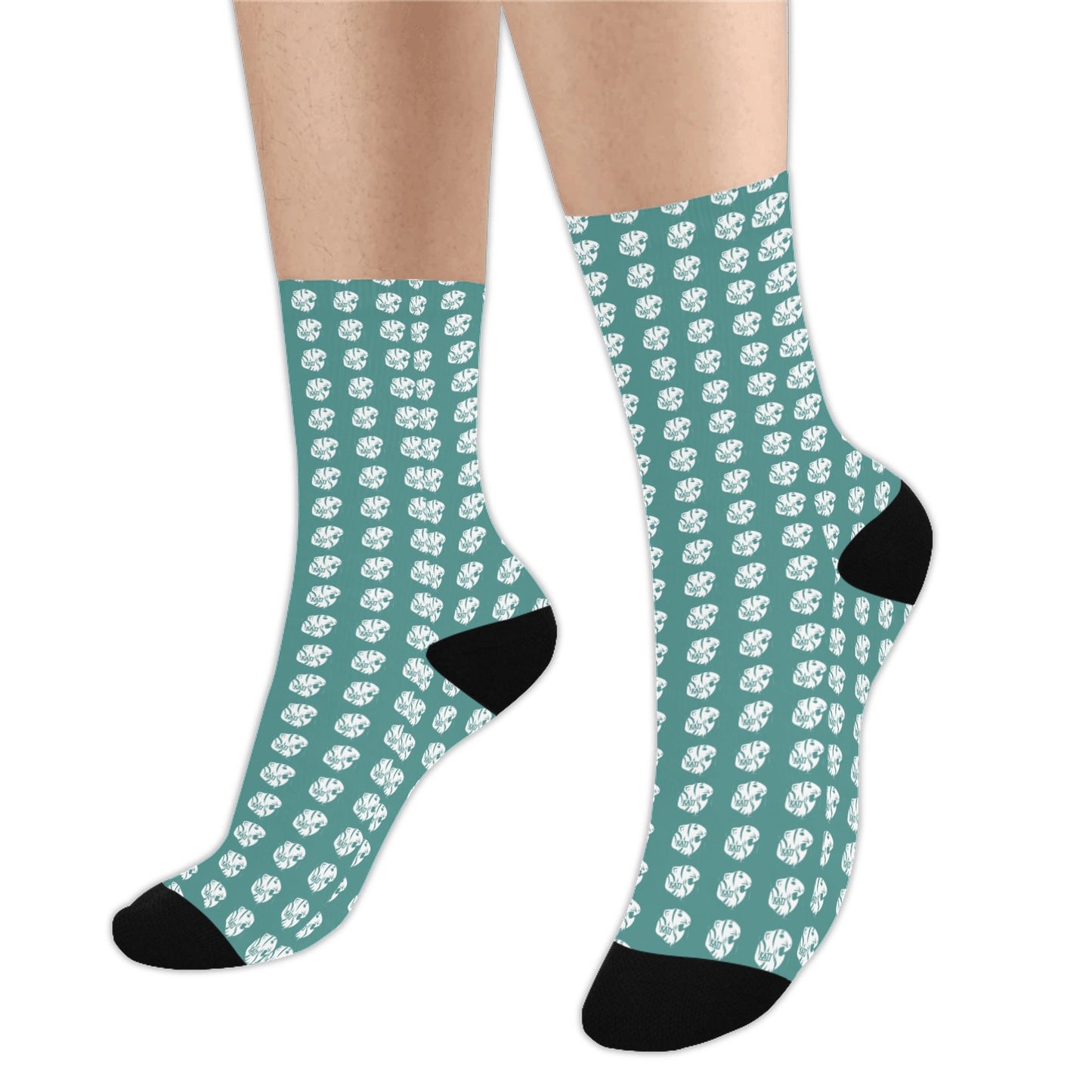 KHS - Crew Socks, Sea Foam/White, Adult