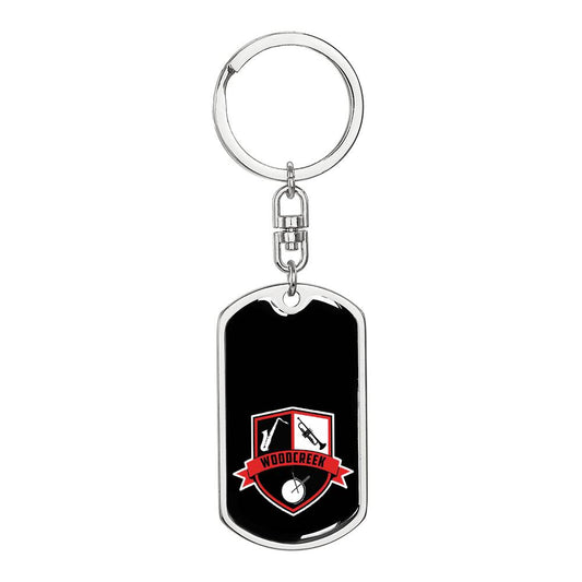 WCJH - Timberwolves Band Dog Tag Keychain