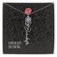 KHS - Birth Flower Drop Necklace