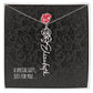 KHS - Birth Flower Drop Necklace