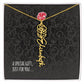 KHS - Birth Flower Drop Necklace