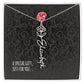 KHS - Birth Flower Drop Necklace