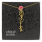 KHS - Birth Flower Drop Necklace