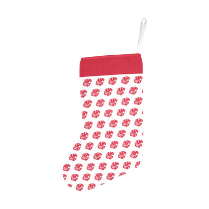 KHS - Christmas Stocking, Red/Red Logos Christmas Stocking (Without Folded Top)