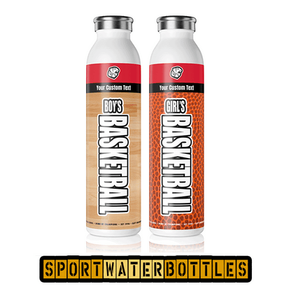 KHS - Boys/Girls Basketball Slim Water Bottle