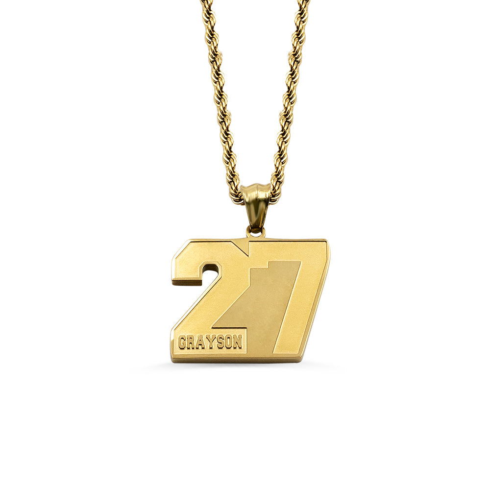 KHS - Personalized Sports Number Necklace