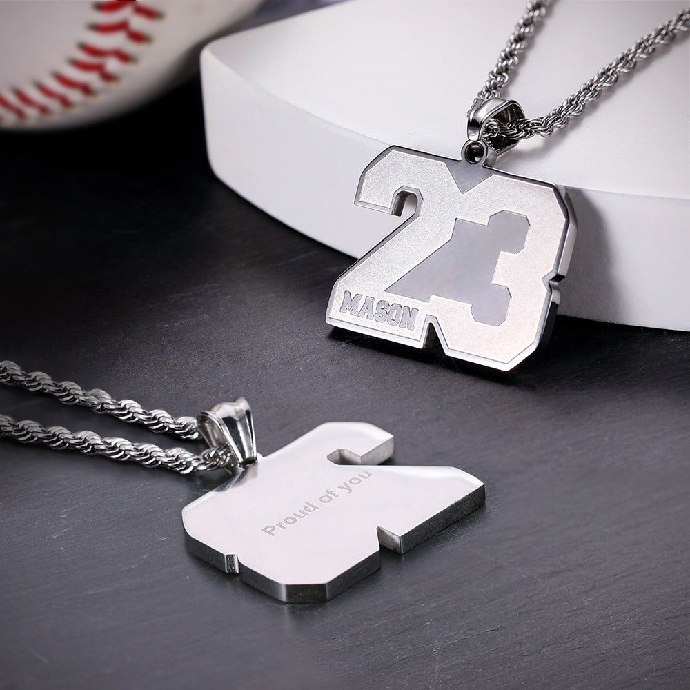 KHS - Personalized Sports Number Necklace