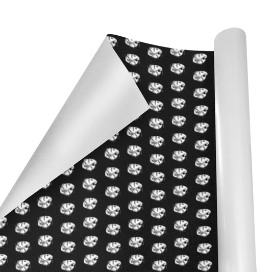 KHS - Wrapping Paper, Black/White, 5 Rolls, 58"x 23"