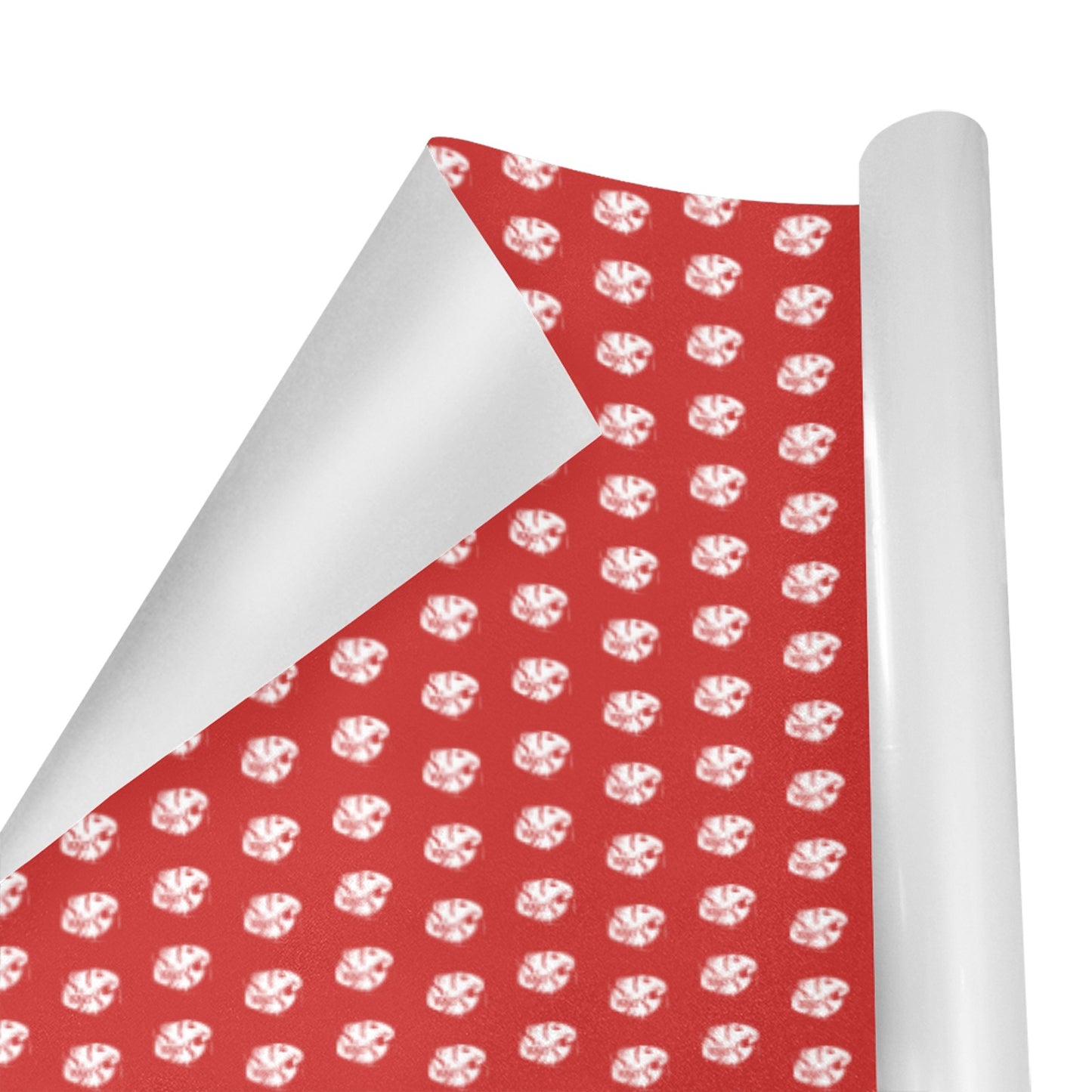 KHS - Wrapping Paper, Red/White, 5 Rolls, 58"x 23"