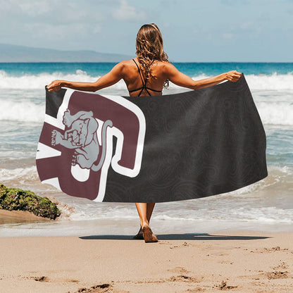 CRHS - Logo Beach Towel, Black