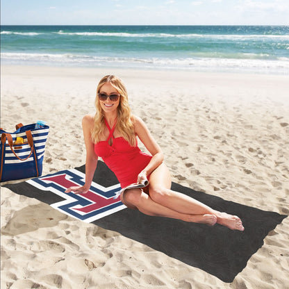 OTHS - Logo Beach Towel, Black