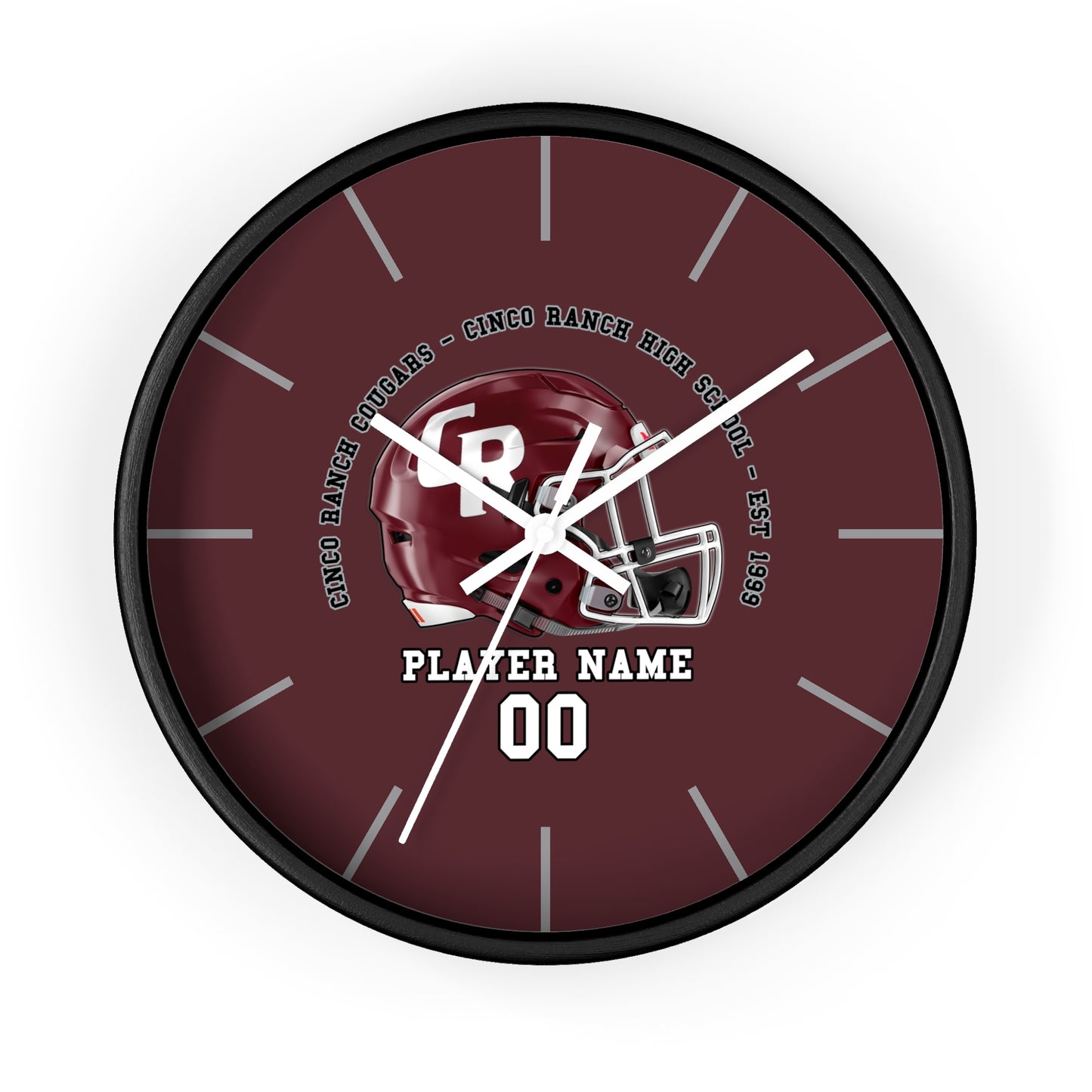 CRHS - Custom Helmet Wall Clock