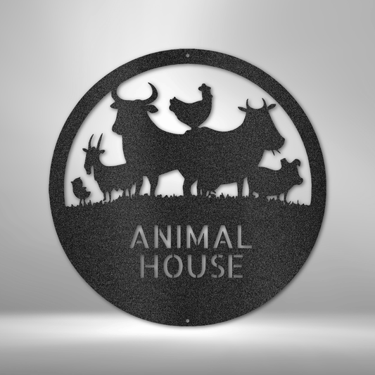 FFA/Ranch - Animal House Metal Sign