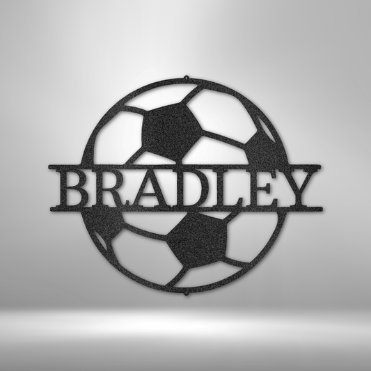 Soccer - Soccer Ball Metal Sign