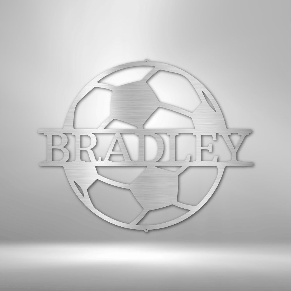 Soccer - Soccer Ball Metal Sign